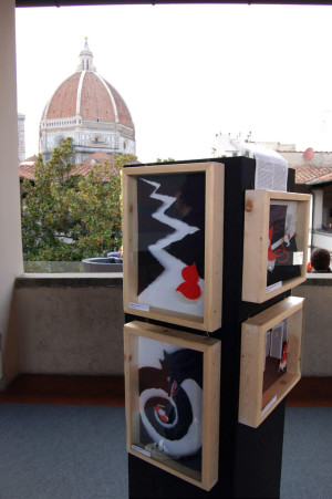 Le mie illustrazioni con il panorama di Firenze