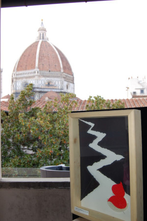 Le mie illustrazioni con il panorama di Firenze