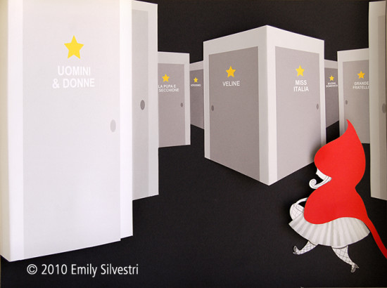 Cappuccetto Rosso negli studi televisivi scena 2