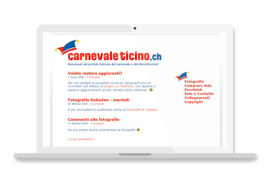 Sito per il carnevale ticinese