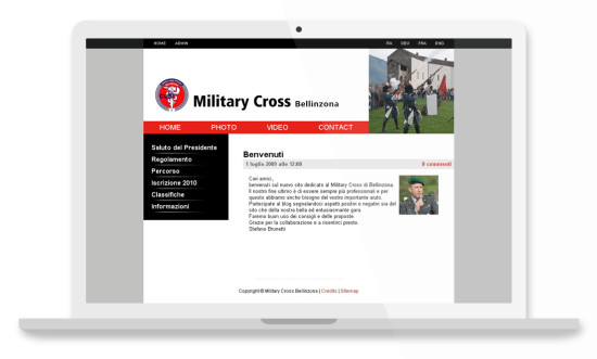 Military cross website